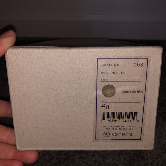 Linen Double Stitch Rothy’s - Picture 4 of 4